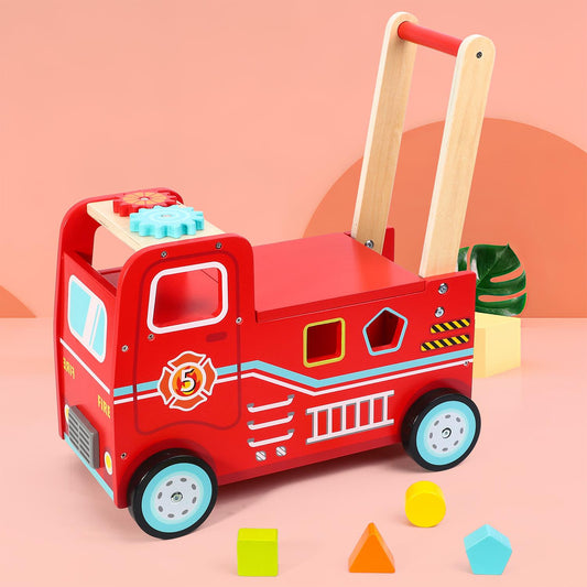 Kids Fire Truck Ride-On & Walker – Active Fun for Little Heroes 🚒