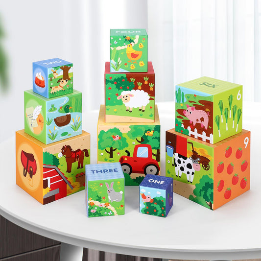 SOKA Fun Stacker Tower – Bright, Educational & Engaging