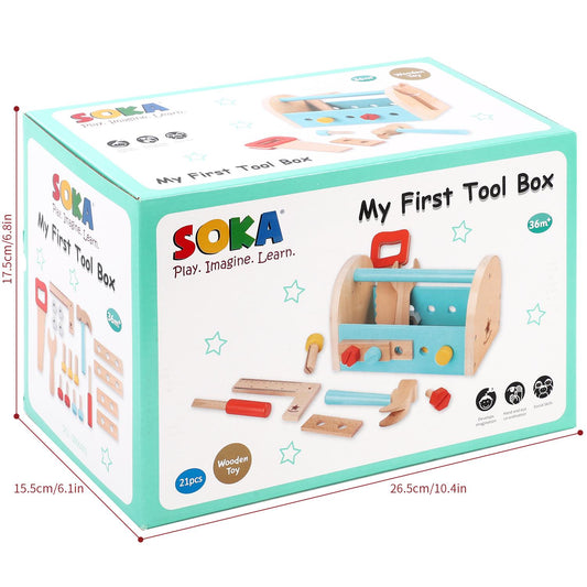 My First Wooden Tool Box – Pretend Play DIY