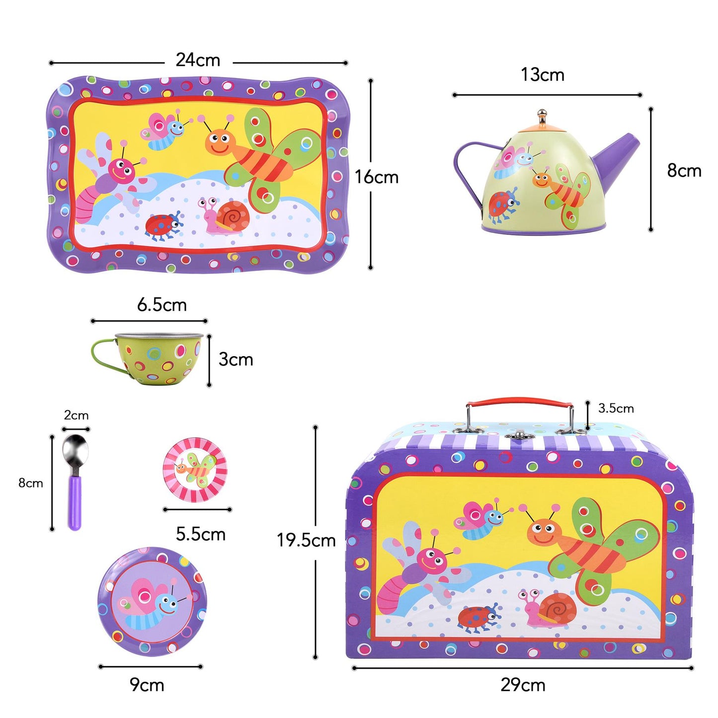 SOKA Adorable Tea Set for Boys & Girls