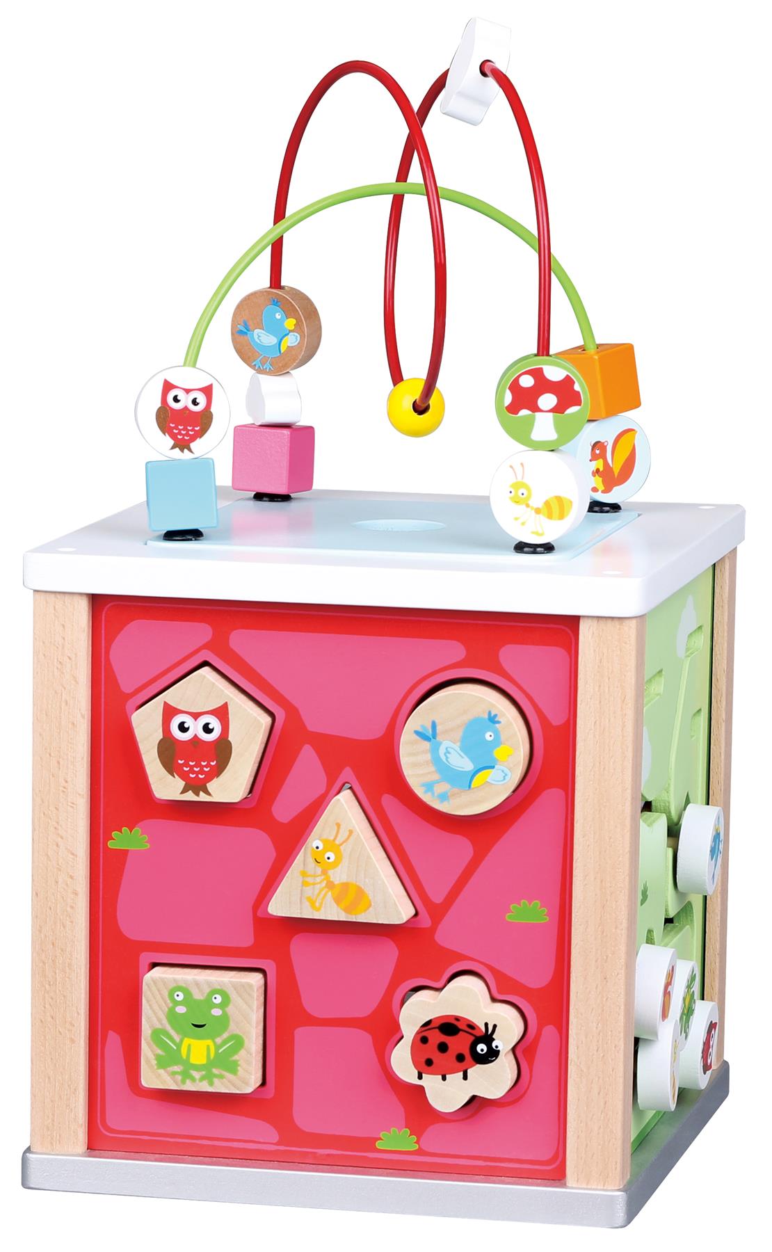LELIN Nature Activity Cube – Multi-Sensory Toy for 12 Months+