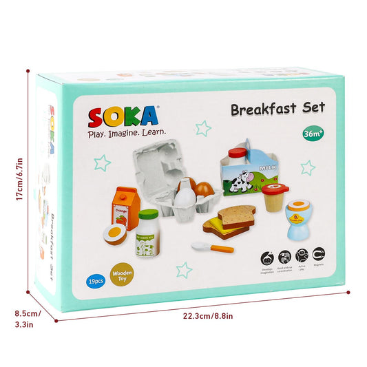 SOKA Dollhouse Breakfast Set: Imaginative Play for Creative Kids!