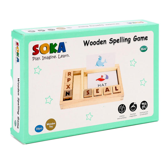 SOKA Wooden Spelling Game
