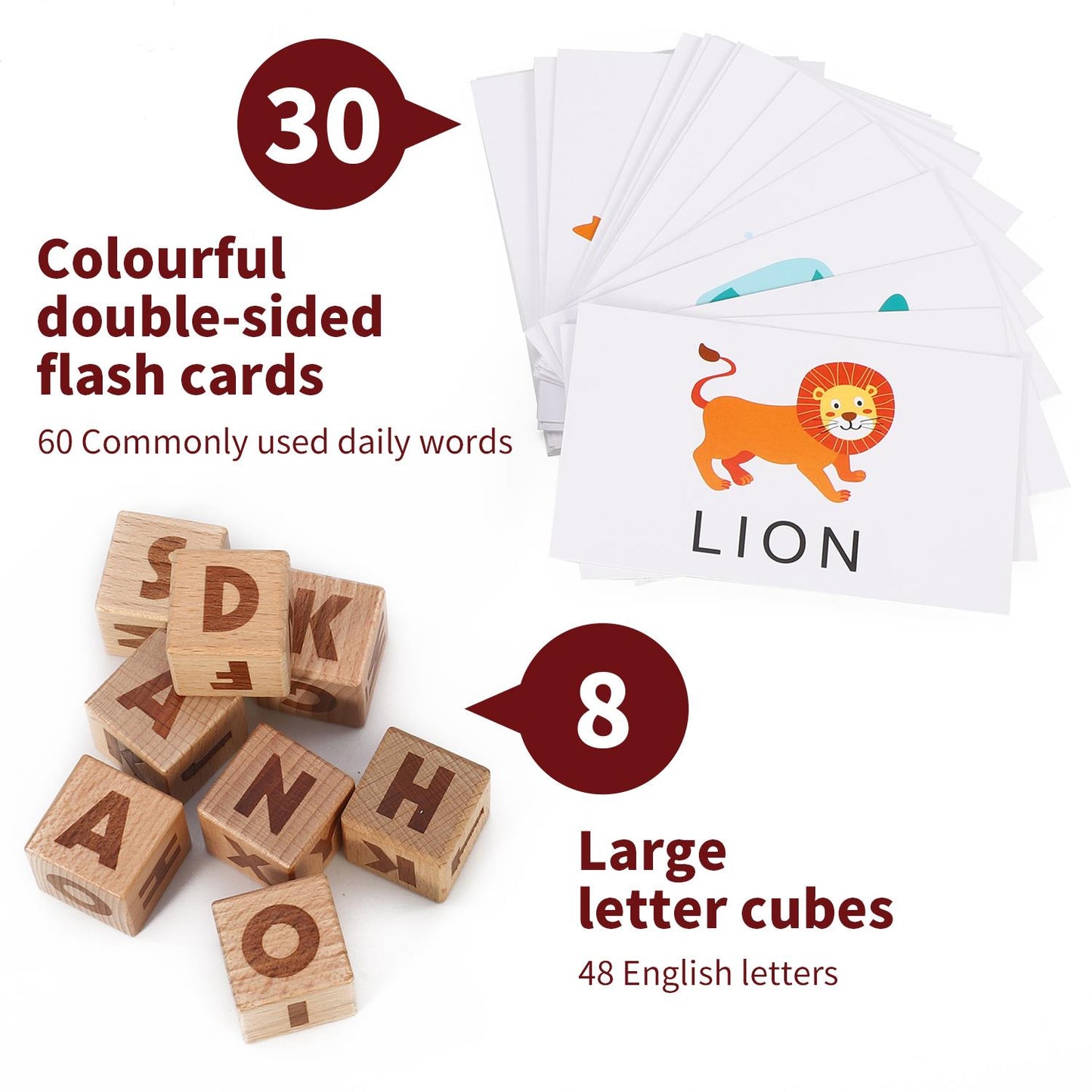 SOKA Wooden Spelling Game