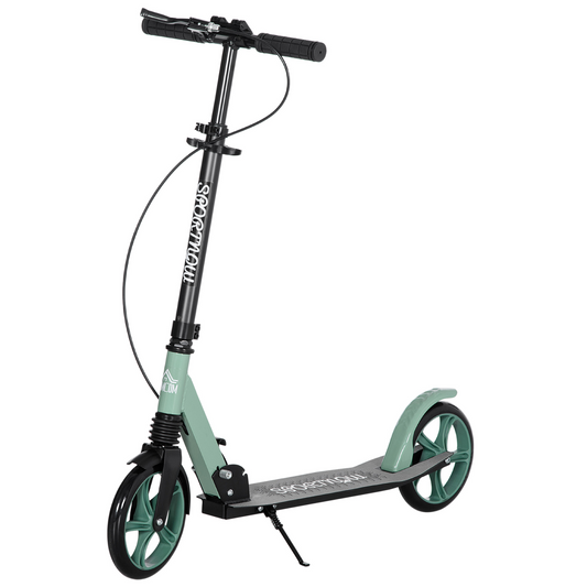 Folding Kick Scooter for 14 w/ Adjustable Height, Dual Brake System HOMCOM