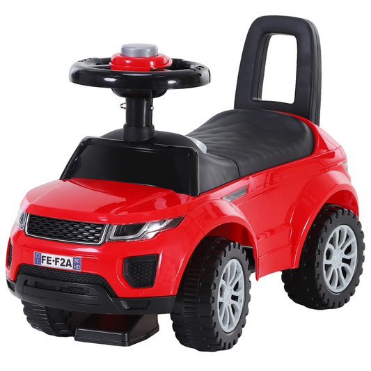 3-in-1 Ride-On Car – Red