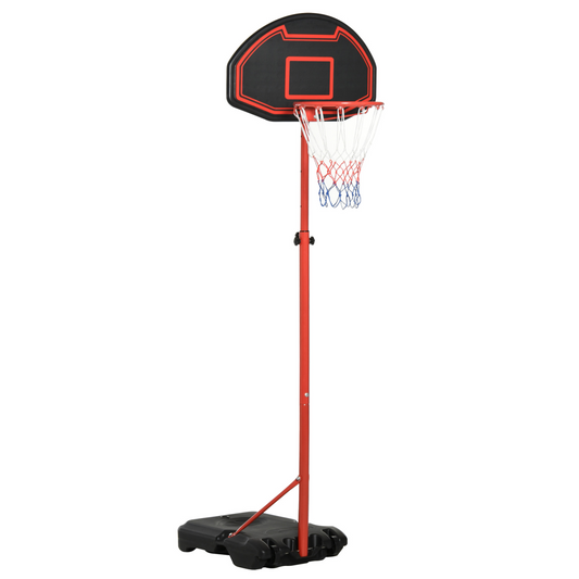 200-250cm Adjustable Basketball Hoop Backboard  w/ Wheels For Kids
