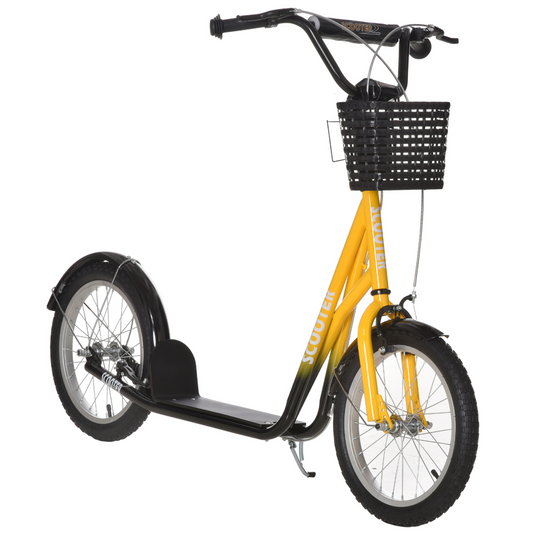 Kids Kick Scooter Teen Ride On Adjustable Children Scooter with Brakes