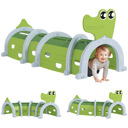 Crocodile Kids Crawl Tunnel – Indoor & Outdoor Play Adventure