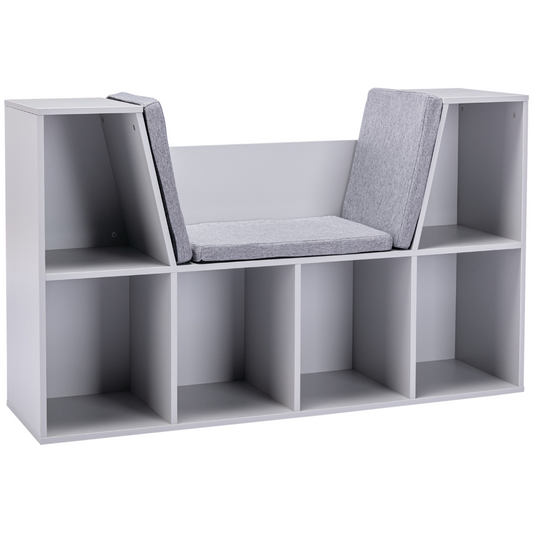 Kids Cabinet with Six Compartments – Grey