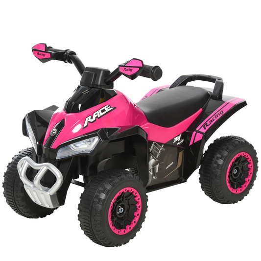 Kids Ride-On Balance Bike with Lights & Music – 4-Wheel Push Car (Ages 18–36 Months)