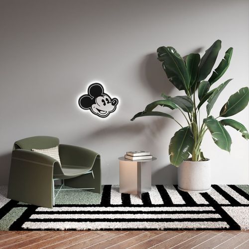Disney Mickey Mouse Side Face LED Wall Lamp by Yellowpop – Kids’ Room Neon Light