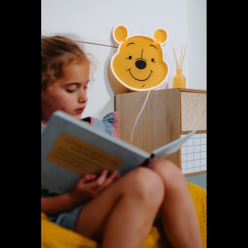 Disney Winnie the Pooh Face Neon Sign by Yellowpop – Licensed LED Wall Light